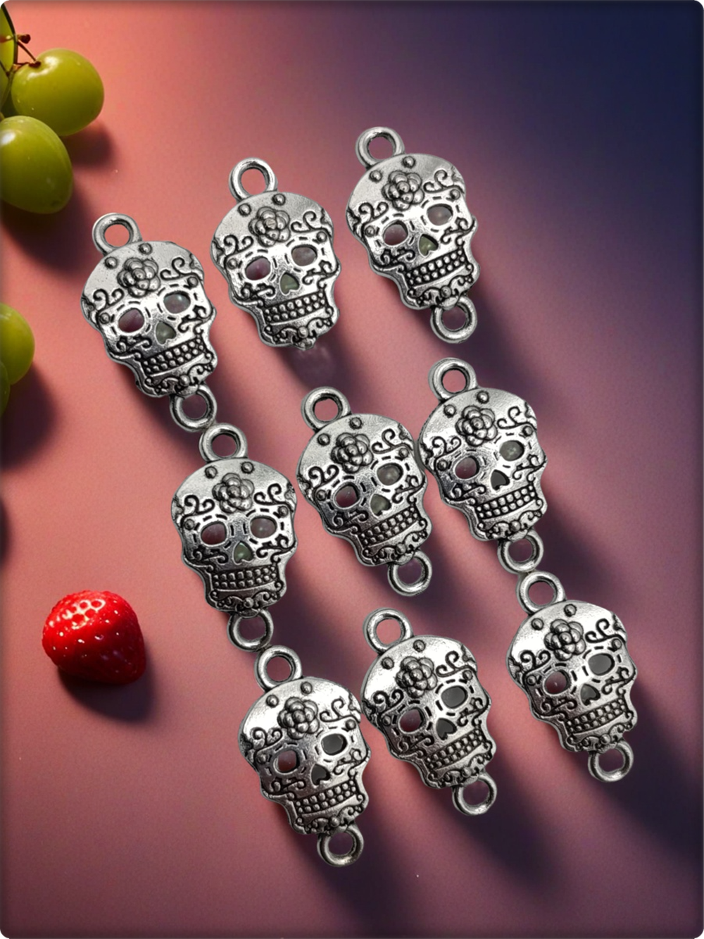 Коннекторы "Черепа" для создания украшений.