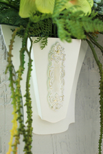 Настенная композиция в кашпо "Цветы" 67*57*23 см