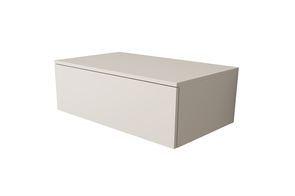 Тумба подвесная VELVEX Unit 80x27 шёлк шампань