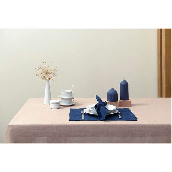 Скатерть из стираного льна бежевого цвета Essential, 150х250 см