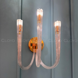 Бра Cloyd AEDA W3 / шир. 28 см - золото (арт.20478)