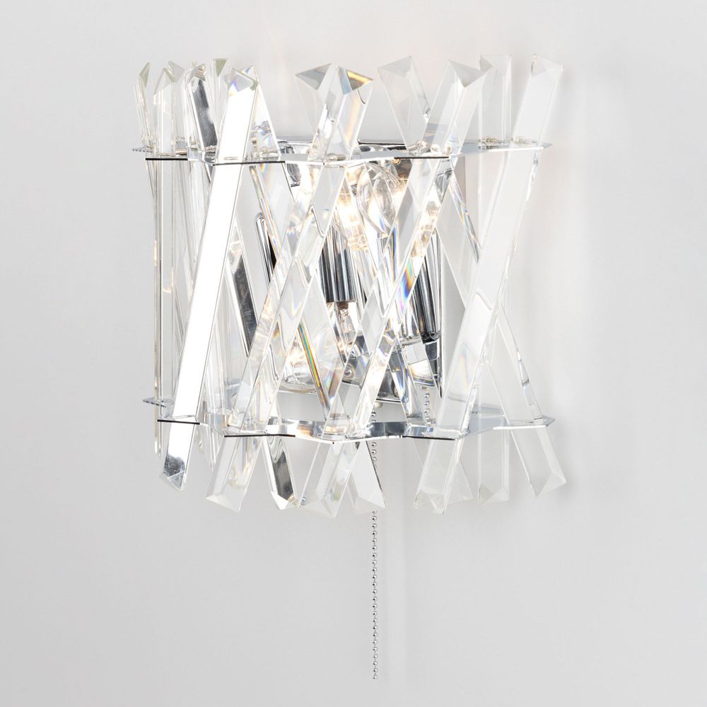 Citilux Ингвар CL334421 Бра хрустальное с выключателем Хром