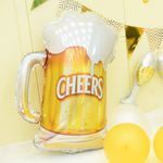 Шар с клапаном (13"/33 см) Мини-фигура, Пиво в кружке 1 шт.