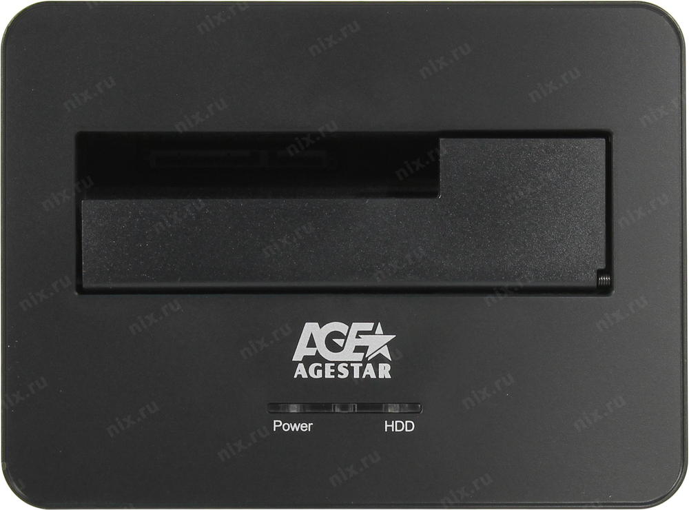 Док-станция AgeStar <3UBT7-Silver> SATA для 3.5"/2.5"SATA HDD, USB3.0