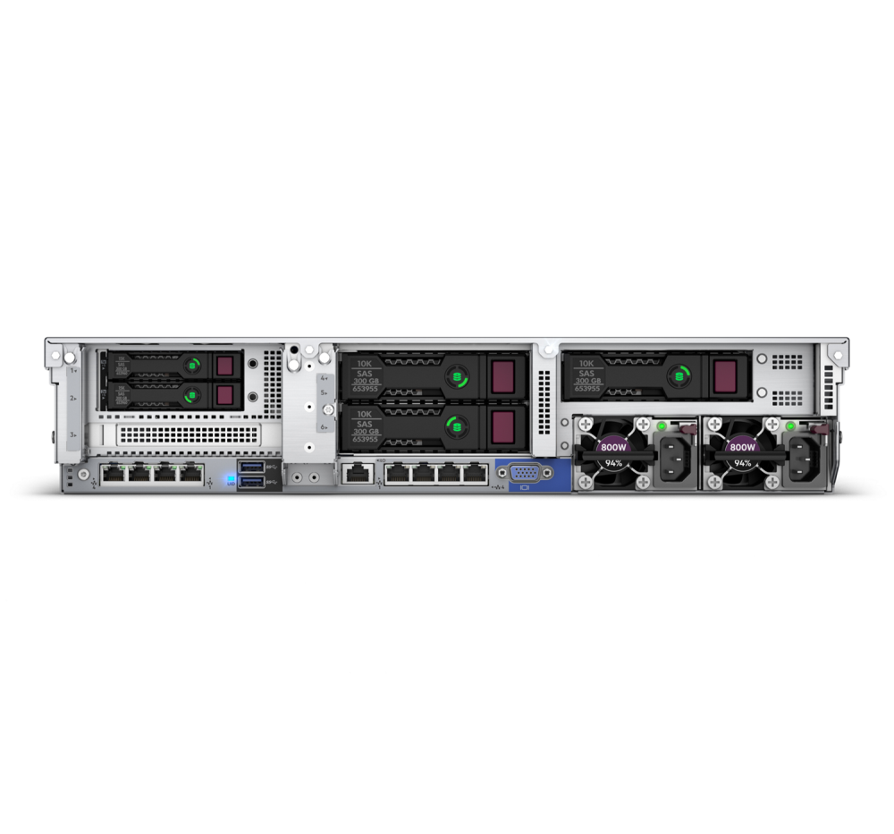 Стоечный сервер - HP Enterprise ProLiant DL380 Gen10, 2U, 8x 2.5“, 1x Xeon[4215R] 8 Cores, 32Gb, P40425-B21