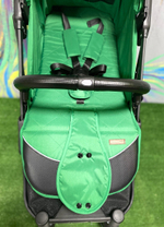 Коляска прогулочная Babalo 2022 Зелёный текстиль на черной раме с сумкой