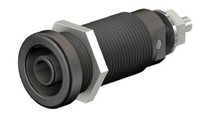 Гнездо изолированное жесткое 66.9136-21 XEG-1R 4 мм. 1000 В. CAT IV/24 А. черный Multi-Contact