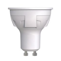 LED-JCDR 6W-WW-GU10-FR-DIM PLP01WH Лампа светодиодная. диммируемая. Форма JCDR. матовая. Серия ЯРКАЯ. Теплый белый свет 3000K. Картон. ТМ Uniel
