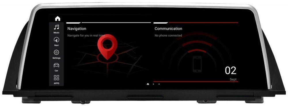 Магнитола для BMW 5 (F10) 2012-2016 NBT - Parafar PF5288a128/128 монитор 10.25" на Android 12, 8Гб+128Гб, CarPlay, 4G SIM-слот