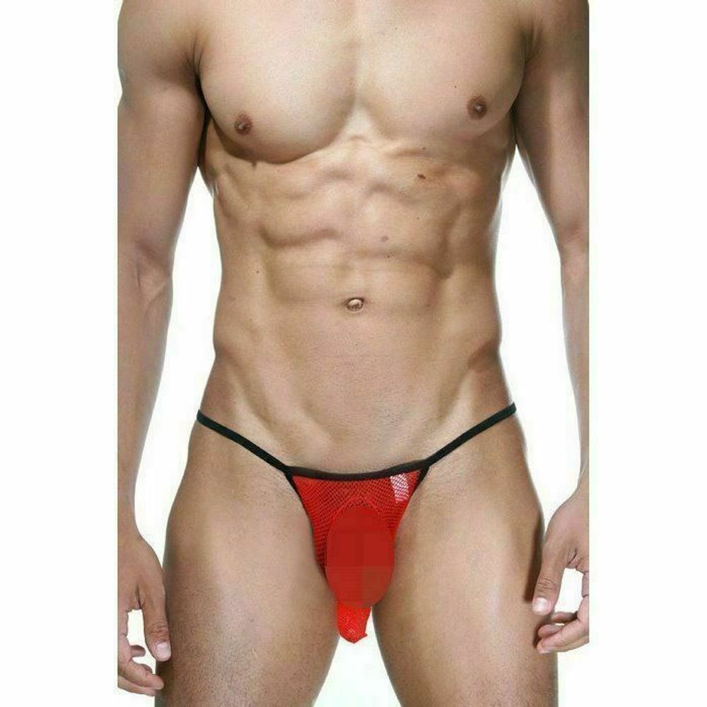 Мужские трусы стринги красные La Blinque LB15264