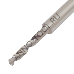 Сверло 3.5мм монолитное твердосплавное 3D без подвода СОЖ. для цвет.металлов SP-N800030350 VHM AHNO