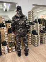 Костюм Горка 6 флис лайт / осень-зима / серый мультикам