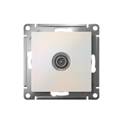 Розетка телевизионная оконечная TV AtlasDesign 1дБ механизм жемчуж. SE ATN000491