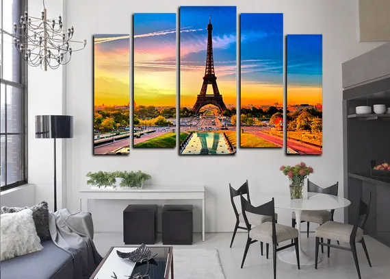 Модульная картина "Символ Парижа"