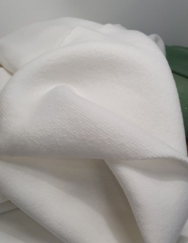 Молочный Футер 3-х нитка микроначёс с велюровым эффектом