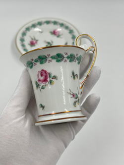 Кофейная пара с розами Richard Ginori