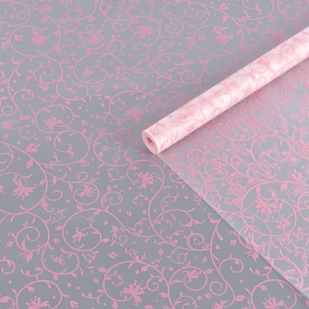 Пленка матовая "Пируэт" Нежно-розовый 60см*200гр