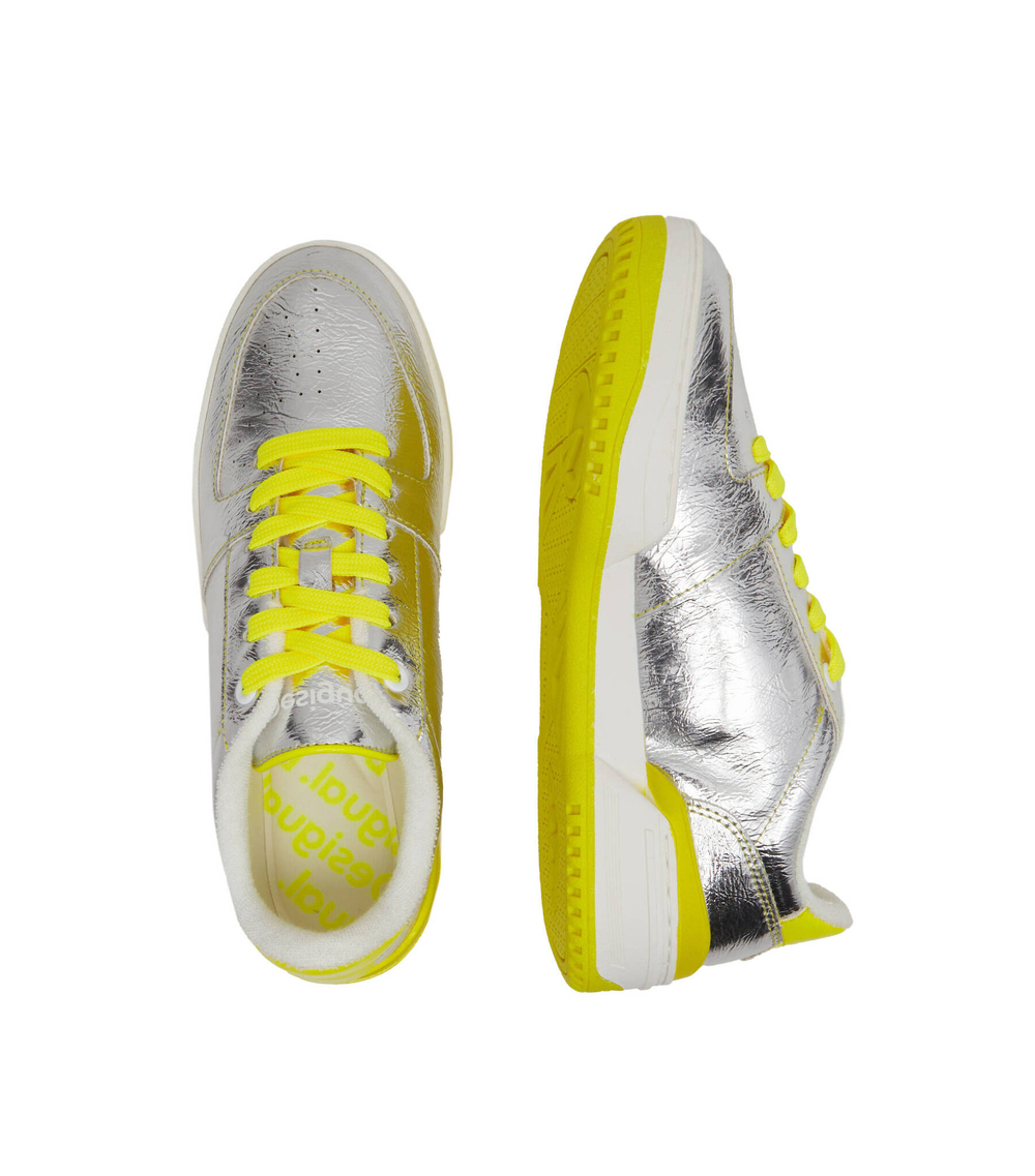 Кроссовки Desigual - серебряный(23SSKP06)