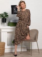 Платье Идиллия (бежево-черное) П15378-16М LT Collection