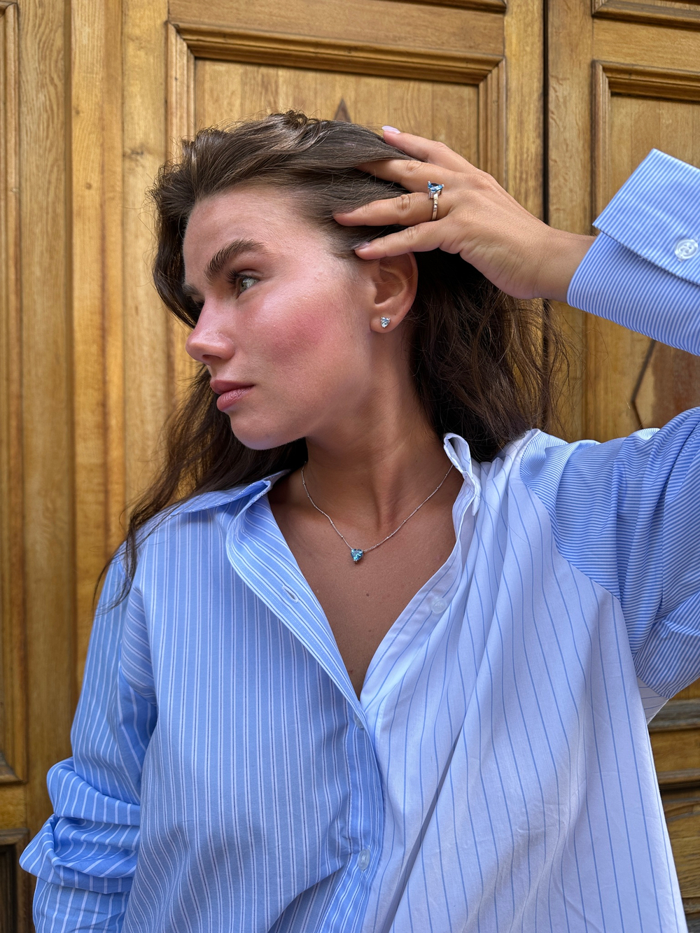 Колье Shine Blue