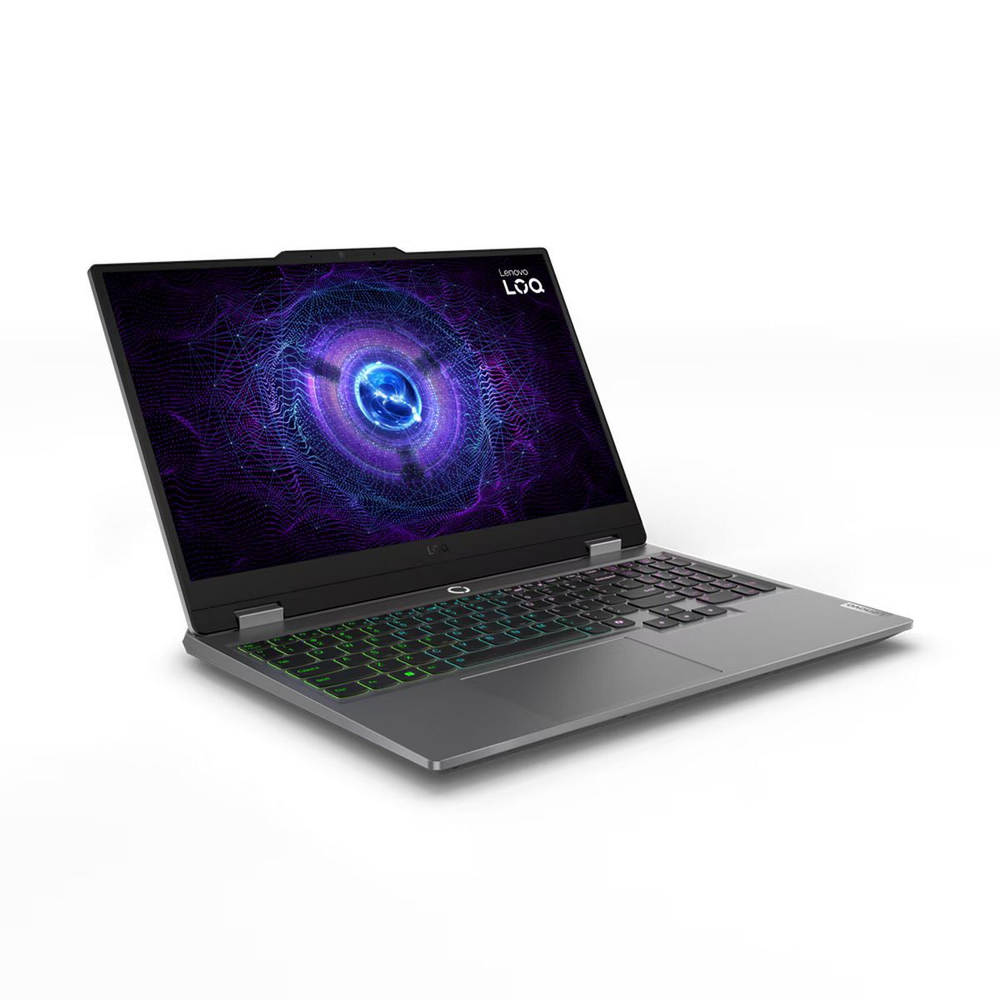 Ноутбук Lenovo LOQ 15IAX9, 15.6" (1920x1080) IPS 144 Гц/Intel Core i5-12450HX/24 ГБ DDR5/512 ГБ SSD/NVIDIA GeForce RTX 3050 (6 Гб)/Без системы, Серый (83GS00EMRK)