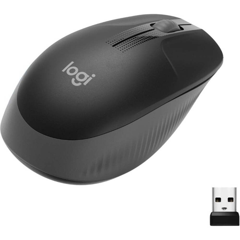 Мышь Logitech M190 Wireless 2.4 GHz, Charcoal