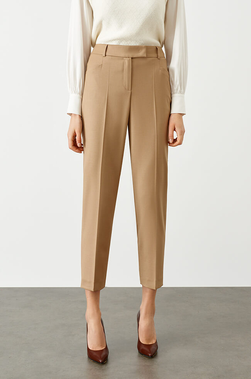 3938 Брюки женские (бежевый)