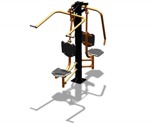 Уличный тренажер Жим от груди, Верхняя тяга T.511.002