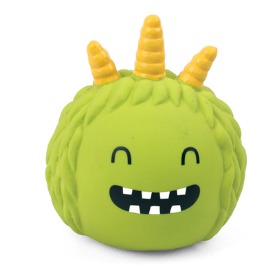 Игрушка для собак из латекса "Зеленый монстрик с рожками", 76мм, серия HORROR, Triol