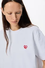 Футболка Kraizy stripes Box Logo белая