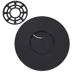 7660/40L MITRA LED SN 554 Светильник пластик/белый/черный LED 40Вт 3000/4000K D495 IP40 ALFA BLACK