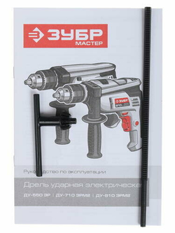 Дрель ударная ЗУБР ДУ-810 ЭРМ2 в коробке(ДУ-810 ЭРМ2)
