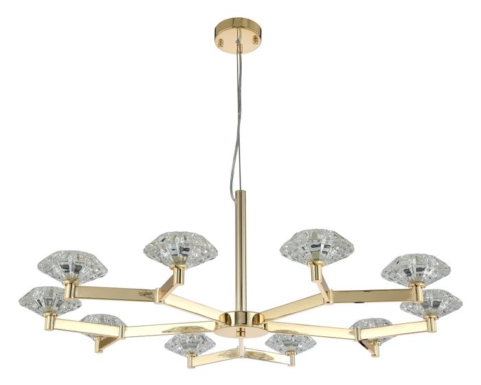 Люстра Crystal Lux REBECA SP10 GOLD