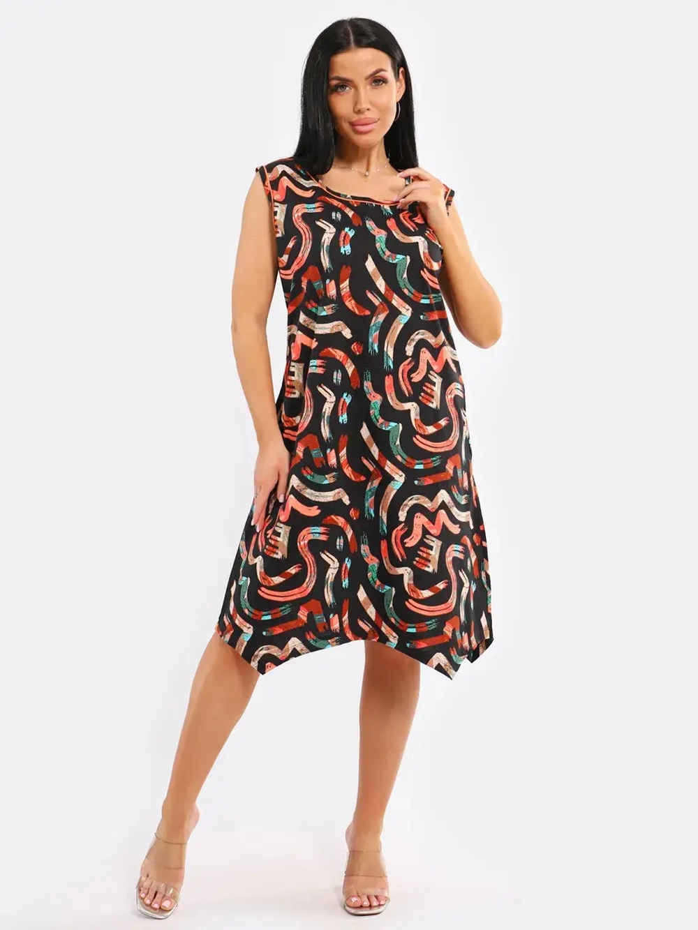 Платье хлопок большие размеры