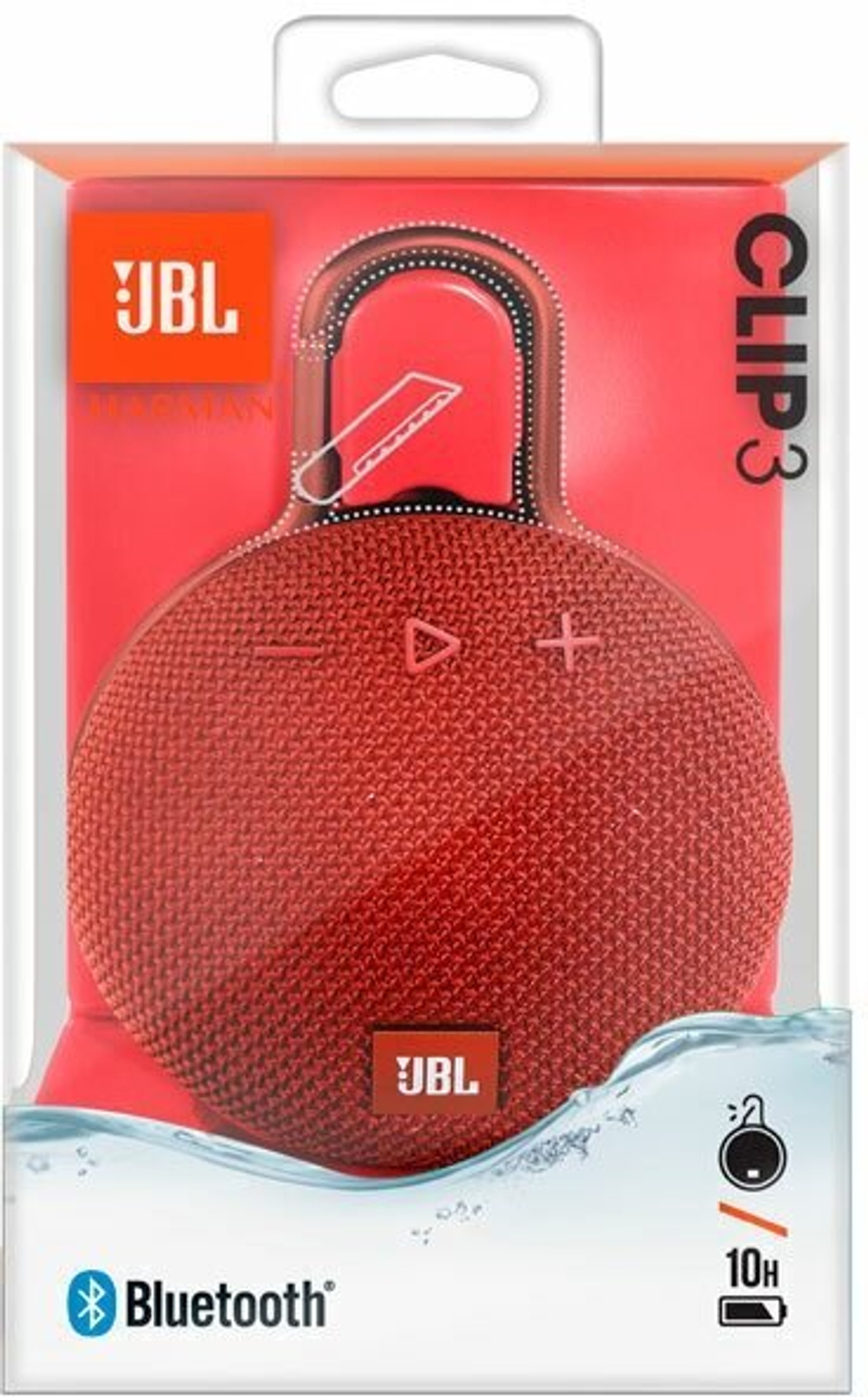 Портативная акустика JBL CLIP 3 Red (красный)