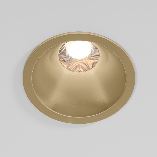 Встраиваемый светодиодный светильник Elektrostandard Forte 25071/LED 15W 4000K латунь