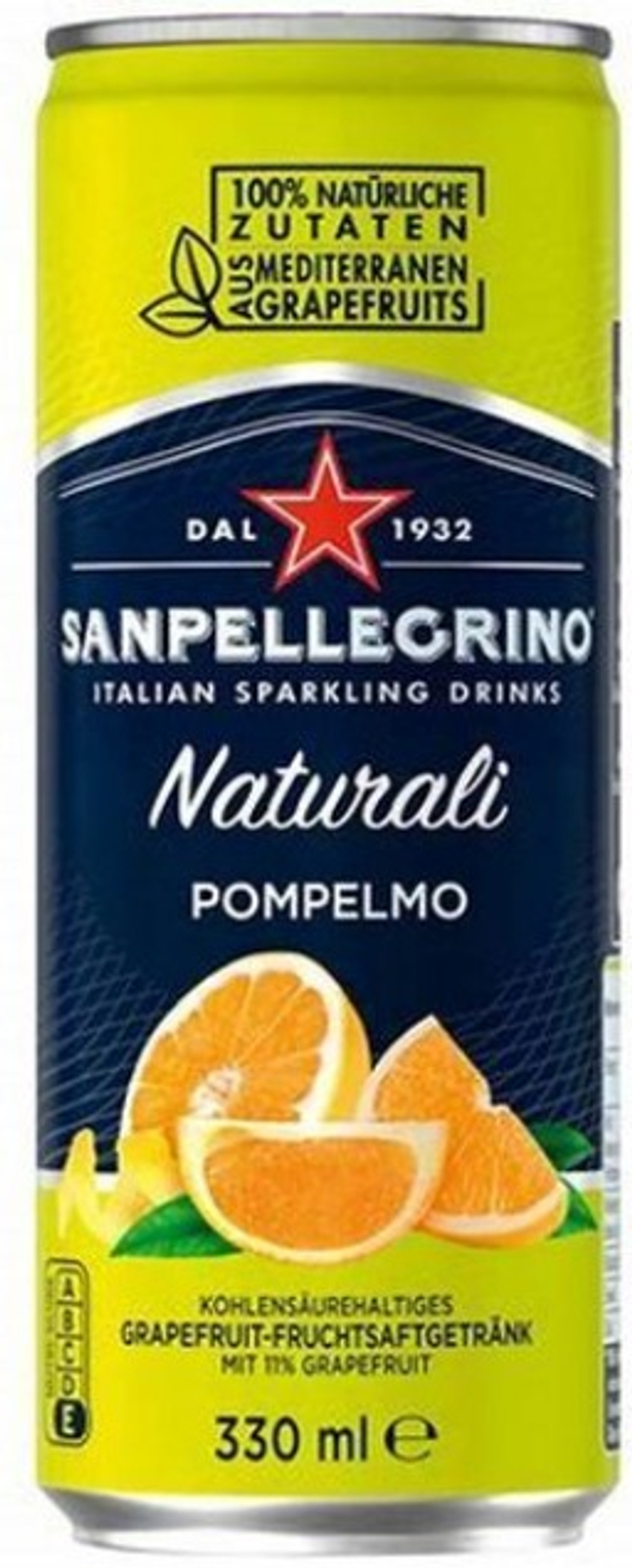 San Pellegrino Pompelmo, in can 0,33 л.
