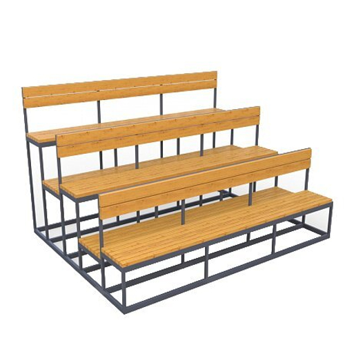 Трибуна 3-х уровневая