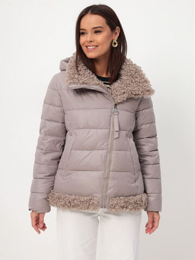 Куртка зимняя в цвете капучино