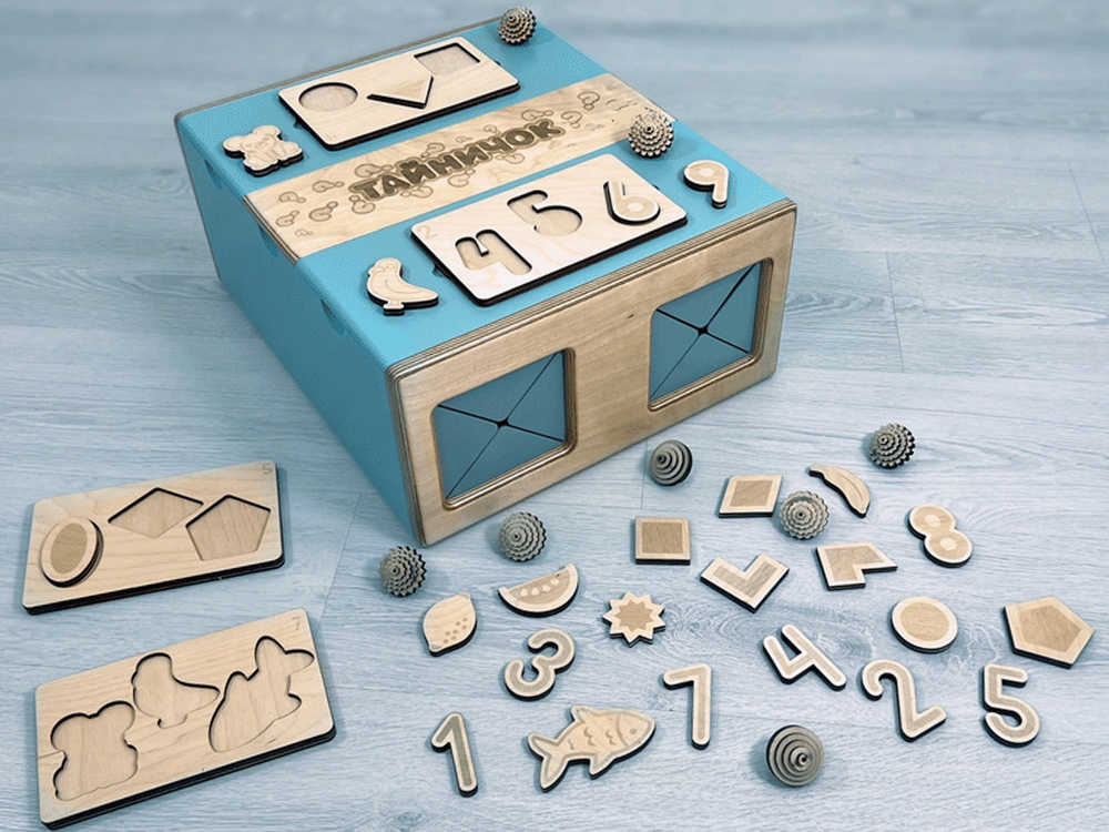 Тактильный развивающий комплект Тайничок