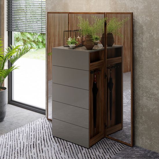 Комод высокий с зеркалом AVILA, MOD INTERIORS