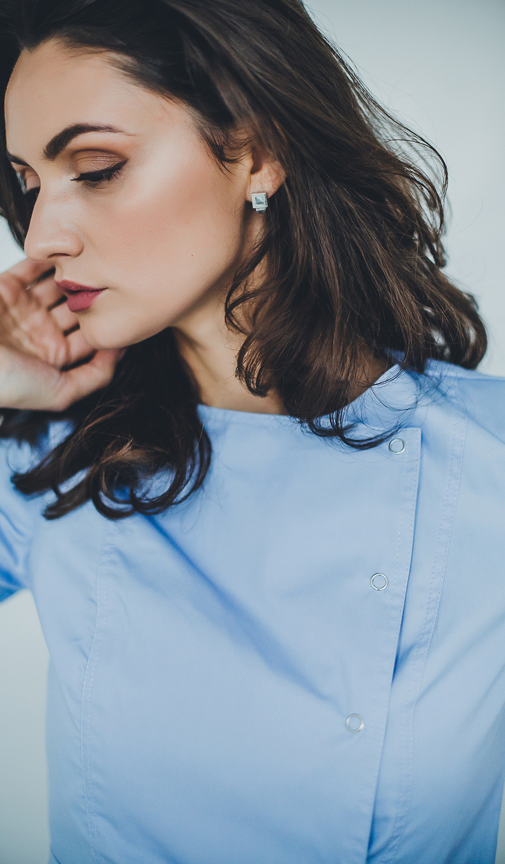 Блуза женская м272-к сансара голубой1112