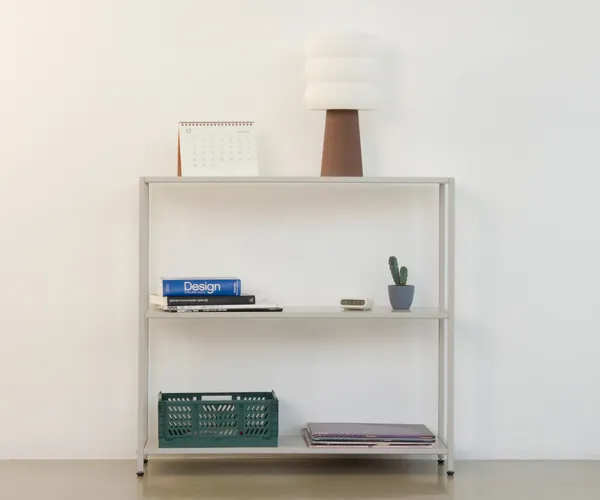 Стеллаж металлический 75х80х25, серый