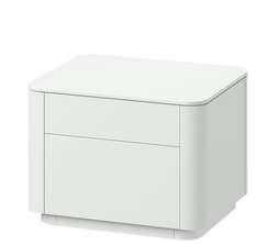 Тумба прикроватная Tammi 2 ящика ширина 50 см (белый)
