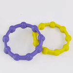 Эрекционное латексное кольцо с рельефом (Цвет: разноцветный)