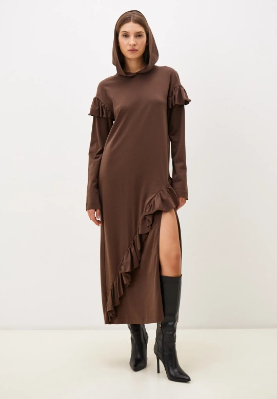 Платье Омега, цвет Шоколад