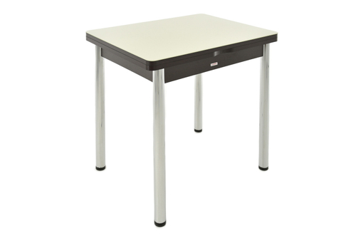 Стол раскладной БАРИ Фотопечать  (Цвет ЛДСП:Белый /Цвет фотопечати :Мрамор №12 )+Ноги столовые№8 бел