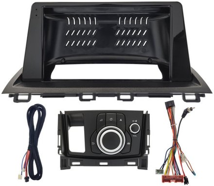 Магнитола для Mazda CX-4 2016-2024 (ШГУ монохром) - FarCar BM9-2K-9644A монитор 9.5" 2K QLED на Android 14, TS10, 4+32Гб, CarPlay, 4G SIM-слот