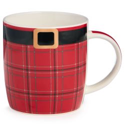 НАБОР ПОСУДЫ LEFARD "САНТА" 2 ПР. (КРУЖКА 355 МЛ, САЛАТНИК 12,5 СМ)