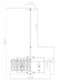 Люстра на штанге Freya FR5166PL-06N